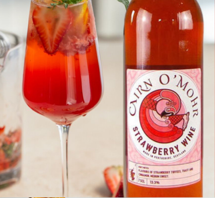 Strawberry Wine Spritzer